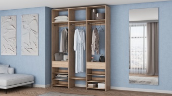 Стеллаж для одежды Мирта 91 BMS