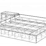Чертеж Кровать Сакура 15 BMS