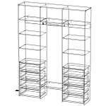 Схема сборки Стеллаж для одежды Мирта 12 BMS