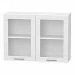 Шкаф навесной со стеклом 1000 Греция BMS - Фото 10