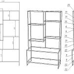 Схема сборки Стеллаж Марта 12 BMS