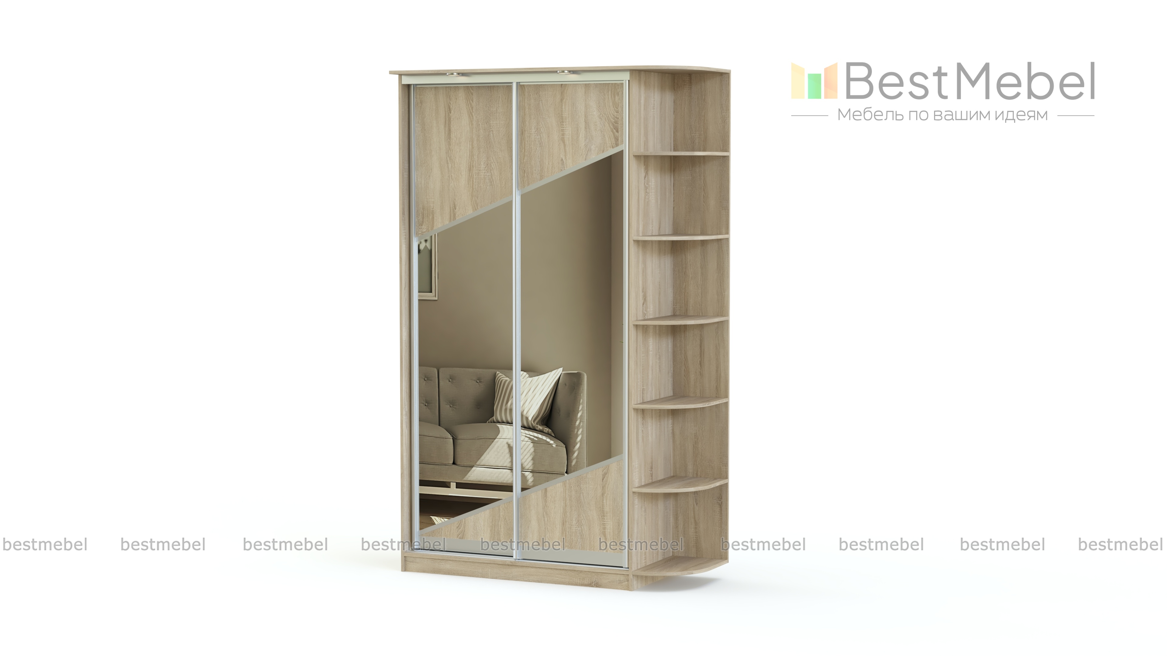 Шкаф-купе Континент-2 Versal BMS