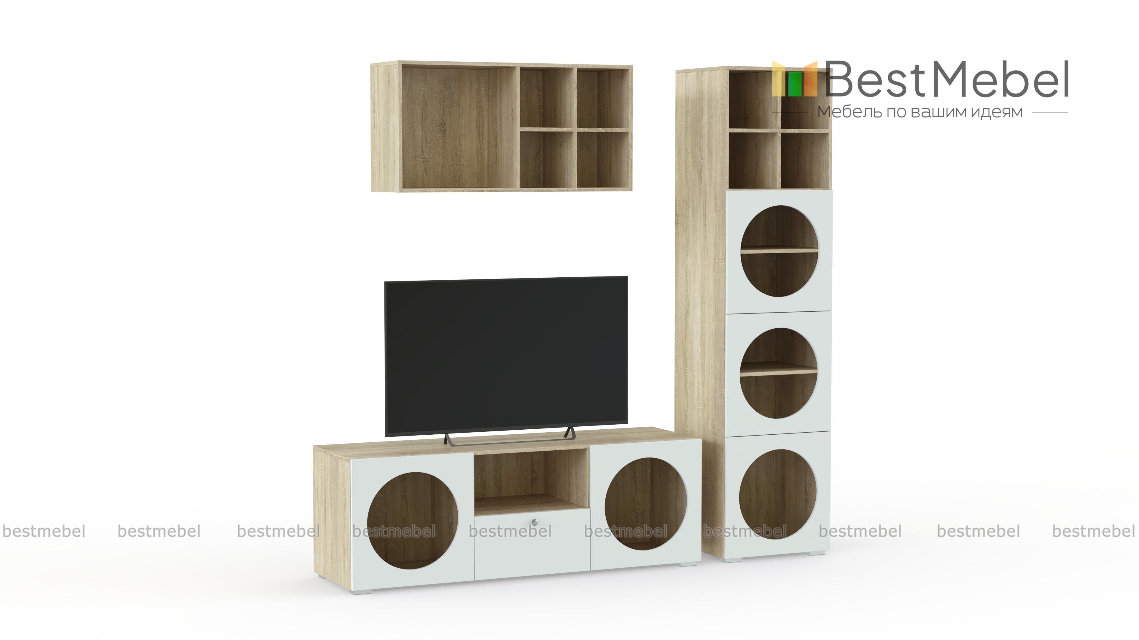 Стенка для гостиной Авелин 2 BMS - Фото