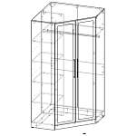 Схема сборки Шкаф угловой Саша BMS