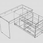 Схема сборки Стол компьютерный угловой Сторм BMS