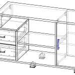 Чертеж Тумба Европа TV BMS