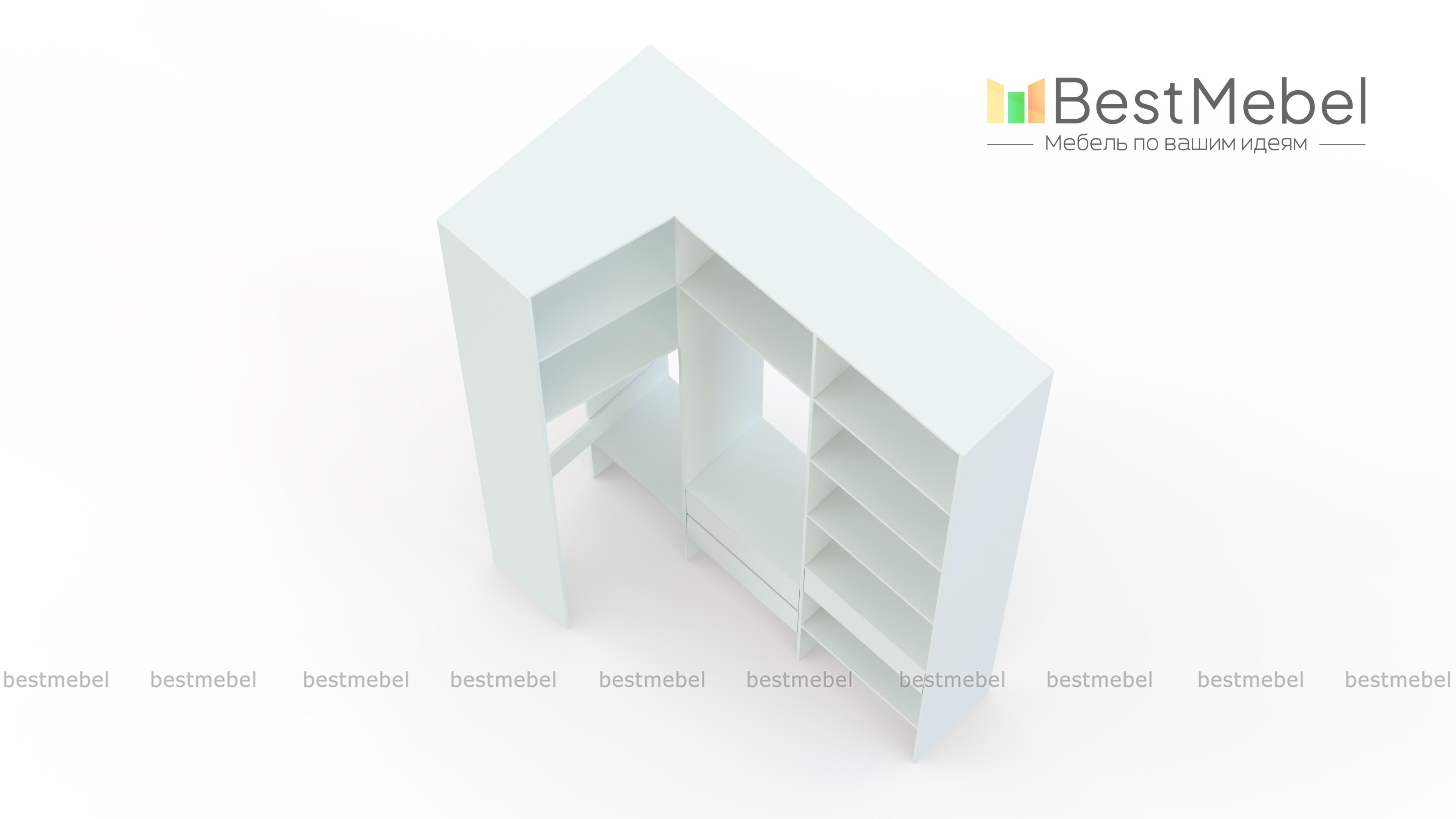 Стеллаж для одежды Мирта 23 BMS - Фото