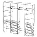 Схема сборки Стеллаж для одежды Мирта 19 BMS