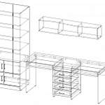 Схема сборки Уголок школьника Тенд УШ-2Я-02 BMS
