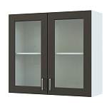Шкаф навесной 2 двери со стеклом Изабелла BMS - Фото 6