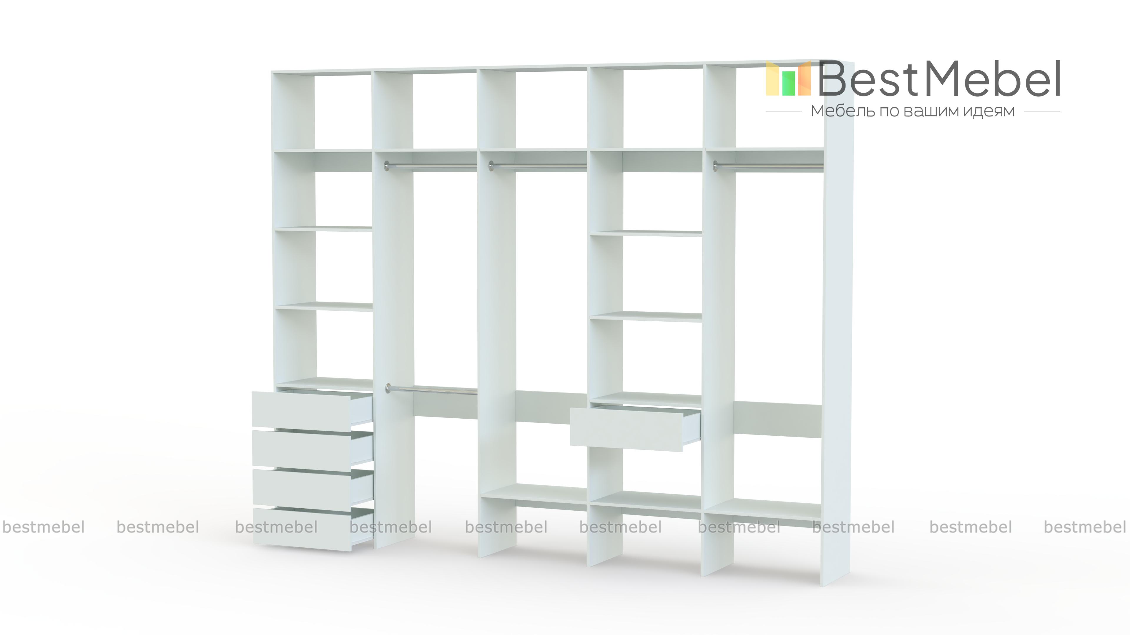 Стеллаж для одежды Мирта 73 BMS - Фото