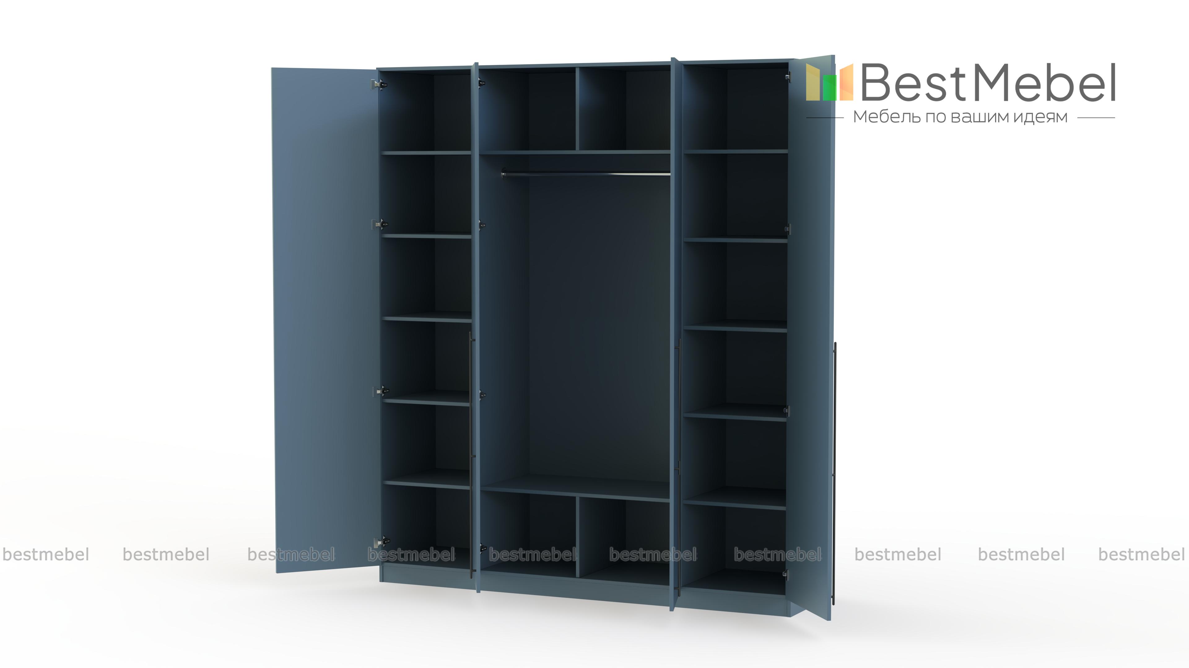 Шкаф распашной Аморет 12 BMS - Фото