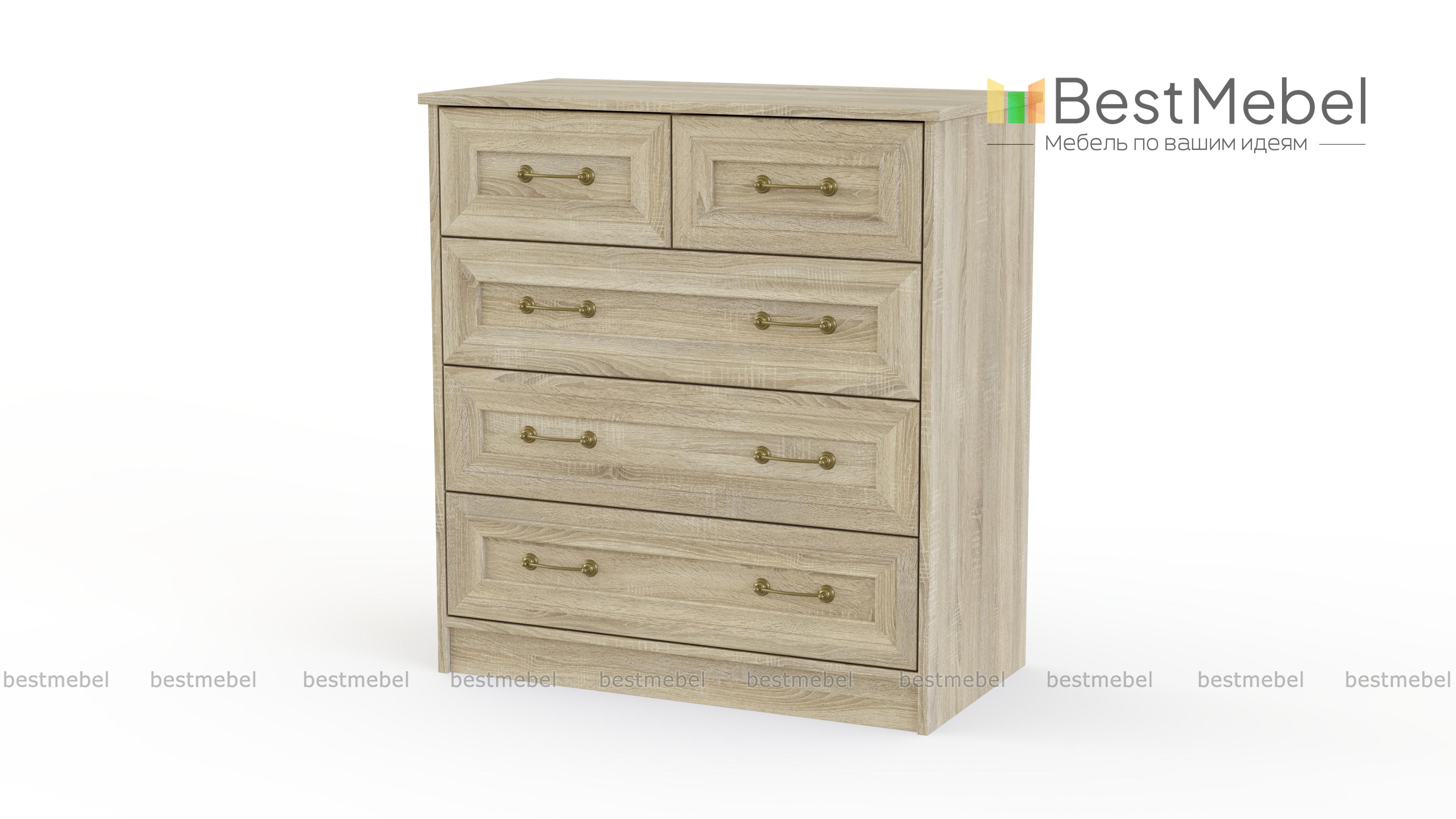 Комод Ричард 0,42 МДФ BMS - Фото