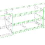 Схема сборки Тумба под ТВ Романо 15 BMS