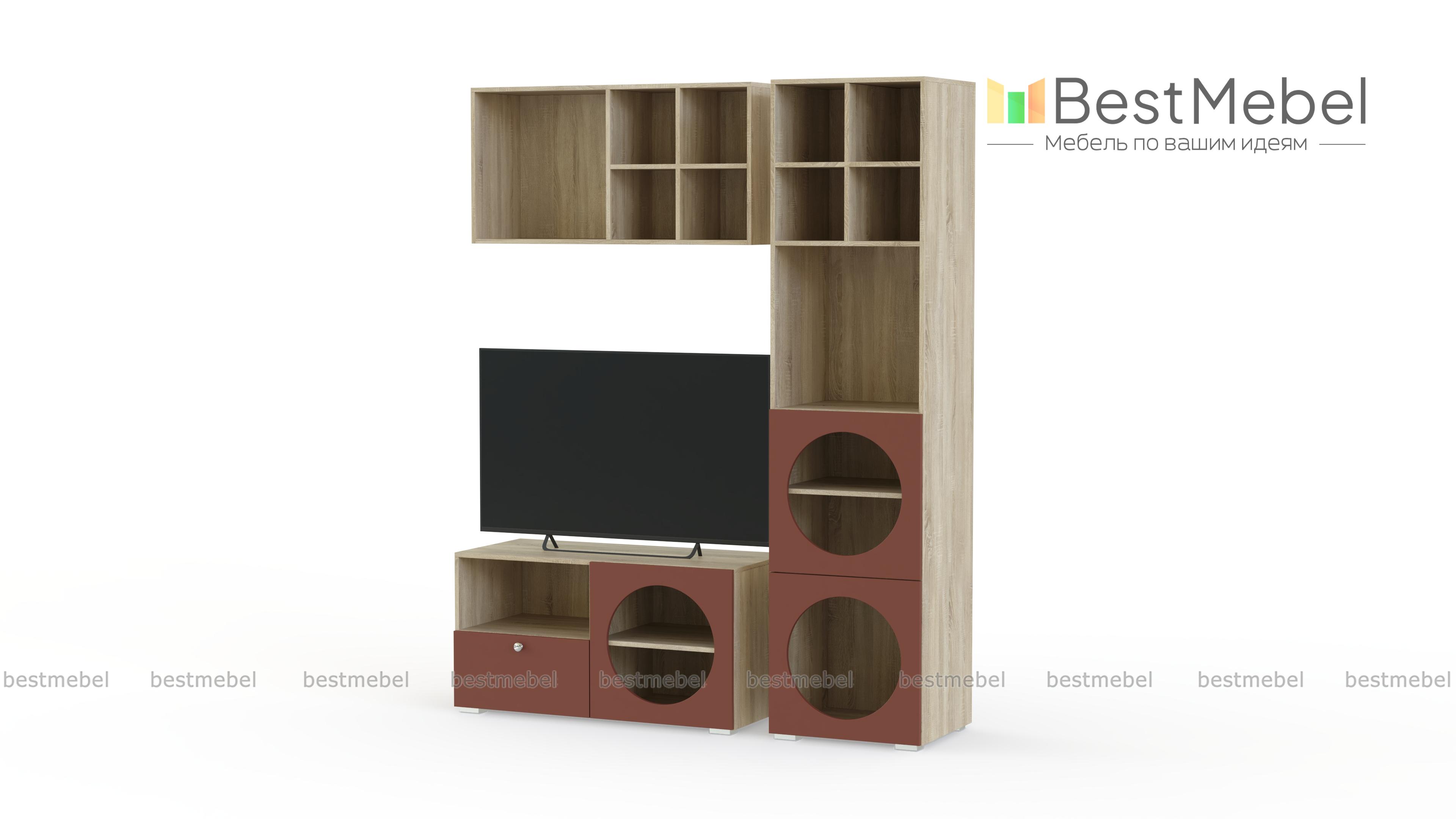 Стенка для гостиной Авелин 1 BMS - Фото