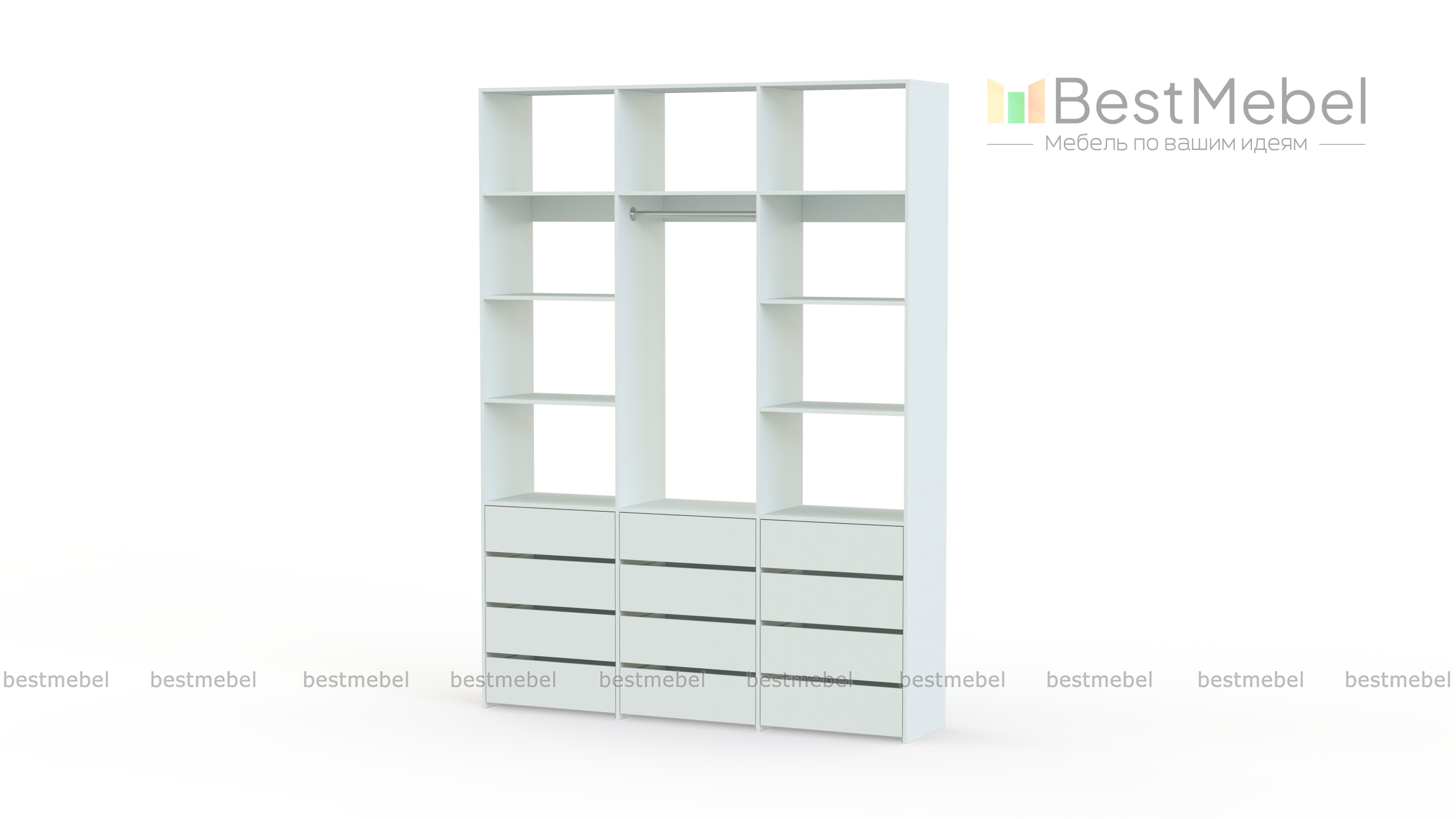 Стеллаж для одежды Мирта 49 BMS