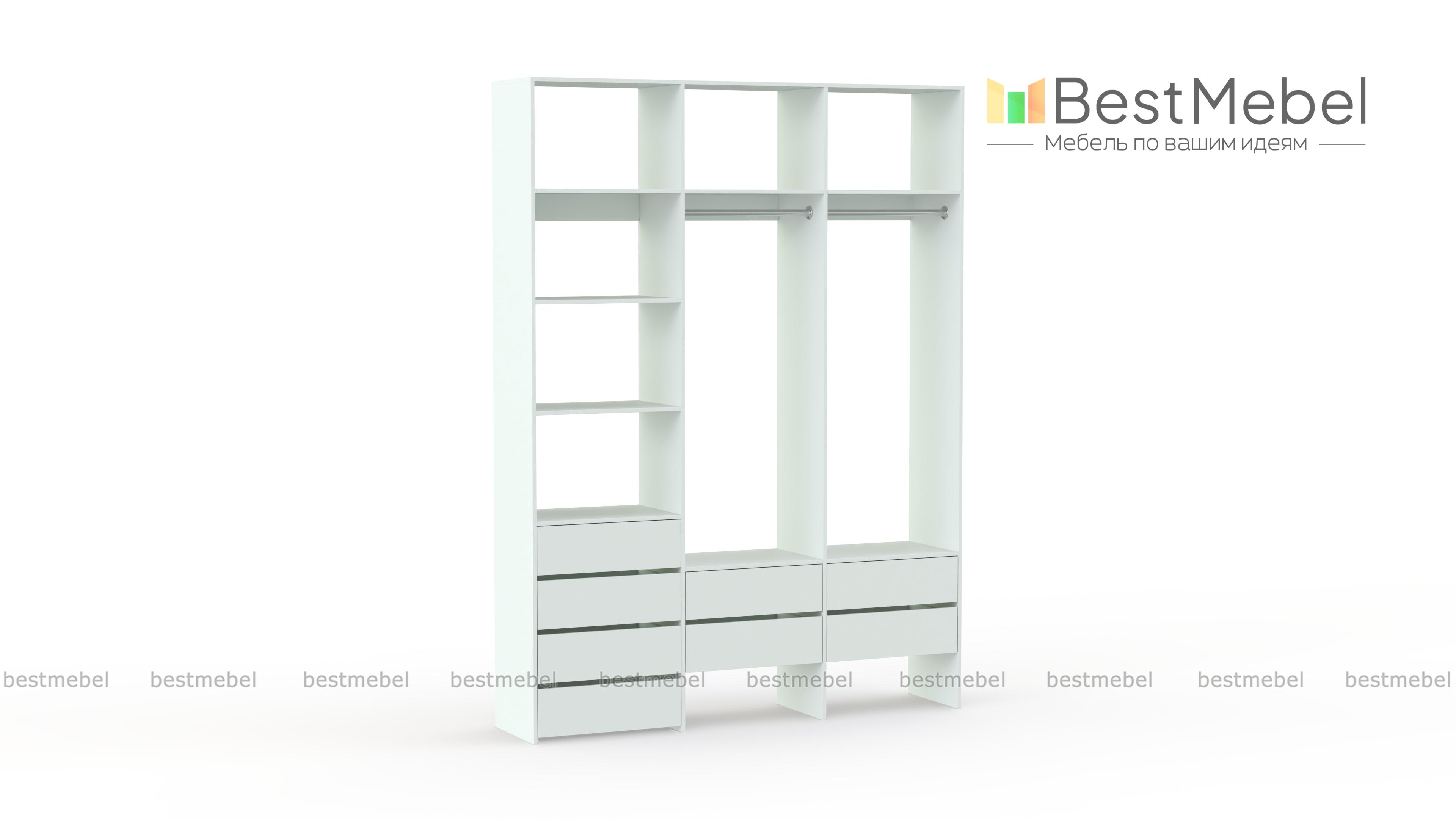 Стеллаж для одежды Мирта 54 BMS - Фото