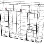 Схема сборки Шкаф-купе с антресолью Шарм 19 BMS