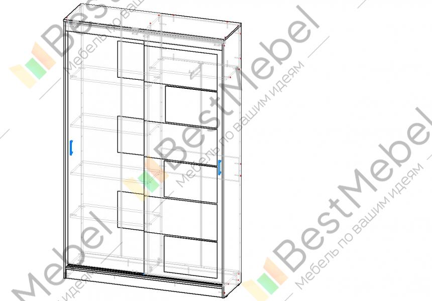 Сборка шкафа купе элегант