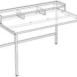 Стол компьютерный Норт 12 BMS