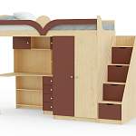 Кровать-чердак с рабочей зоной Мираж К-32 BMS - Фото 4