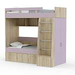 Двухъярусная кровать Белла 6 со шкафом BMS - Фото 1