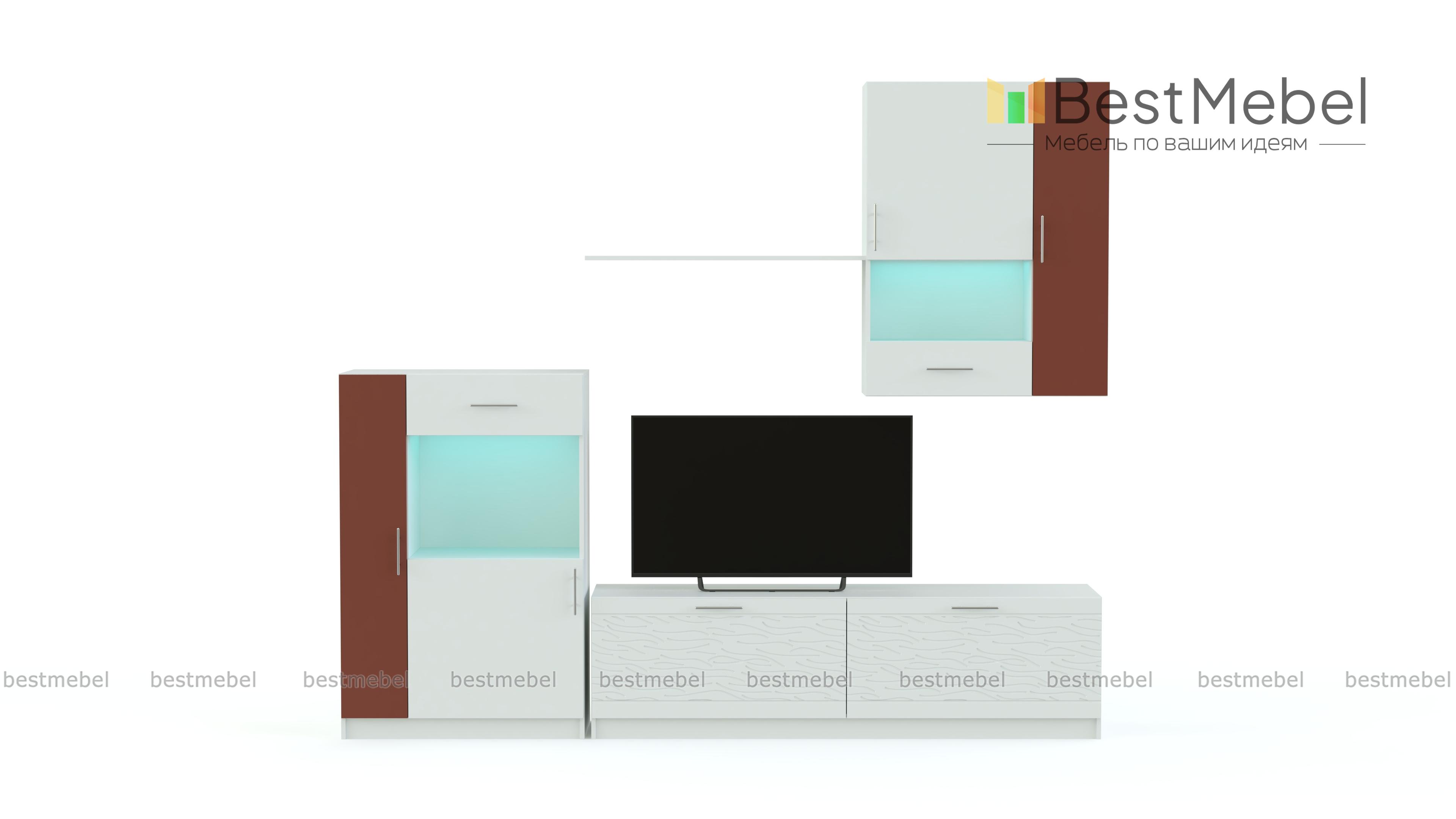 Стенка Вельвет 24 BMS - Фото