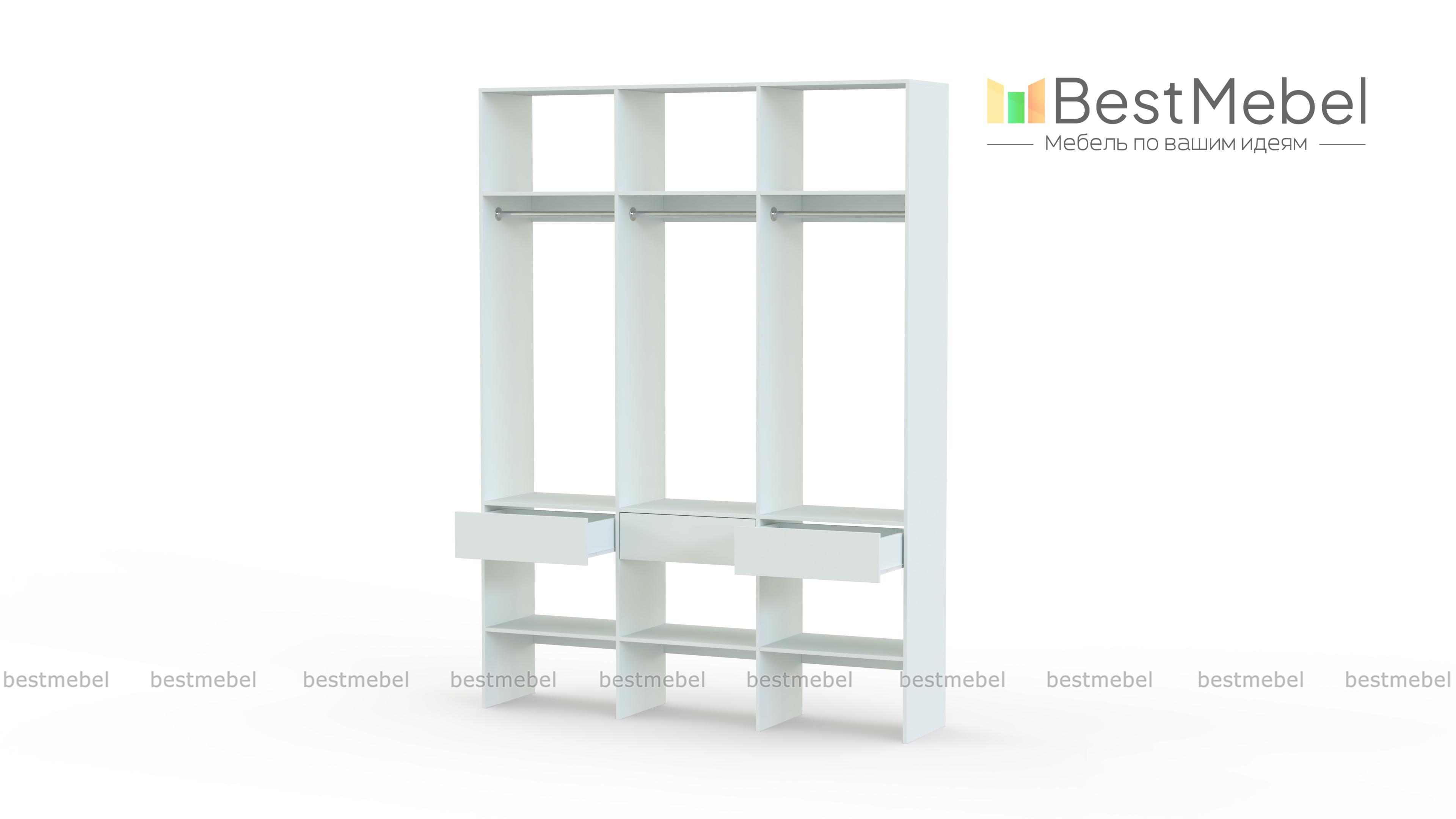 Стеллаж для одежды Мирта 51 BMS - Фото