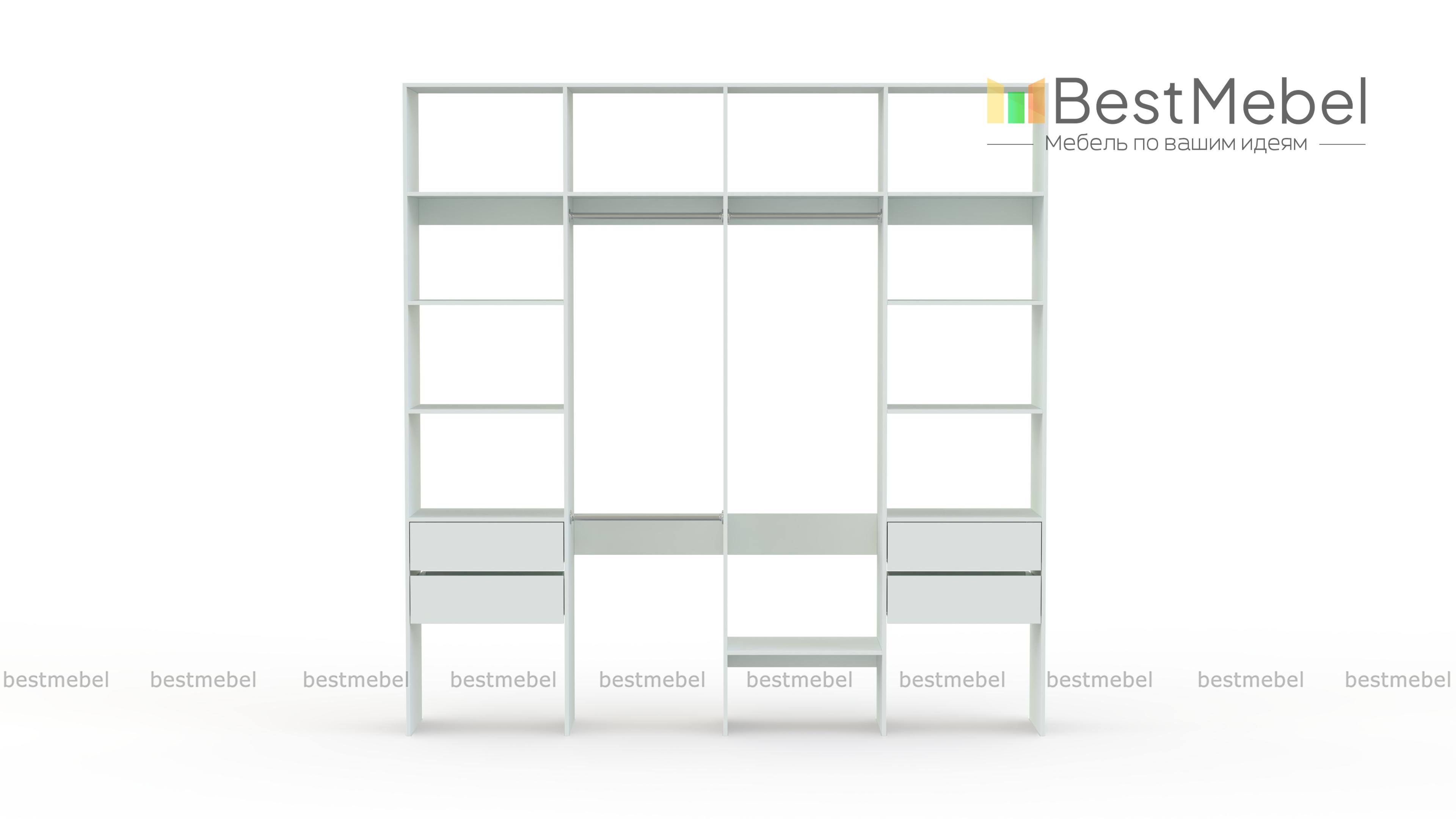 Стеллаж для одежды Мирта 66 BMS - Фото