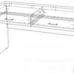 Чертеж Стол аудиторный СА-1 BMS