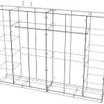 Схема сборки Шкаф распашной Руан 6 BMS