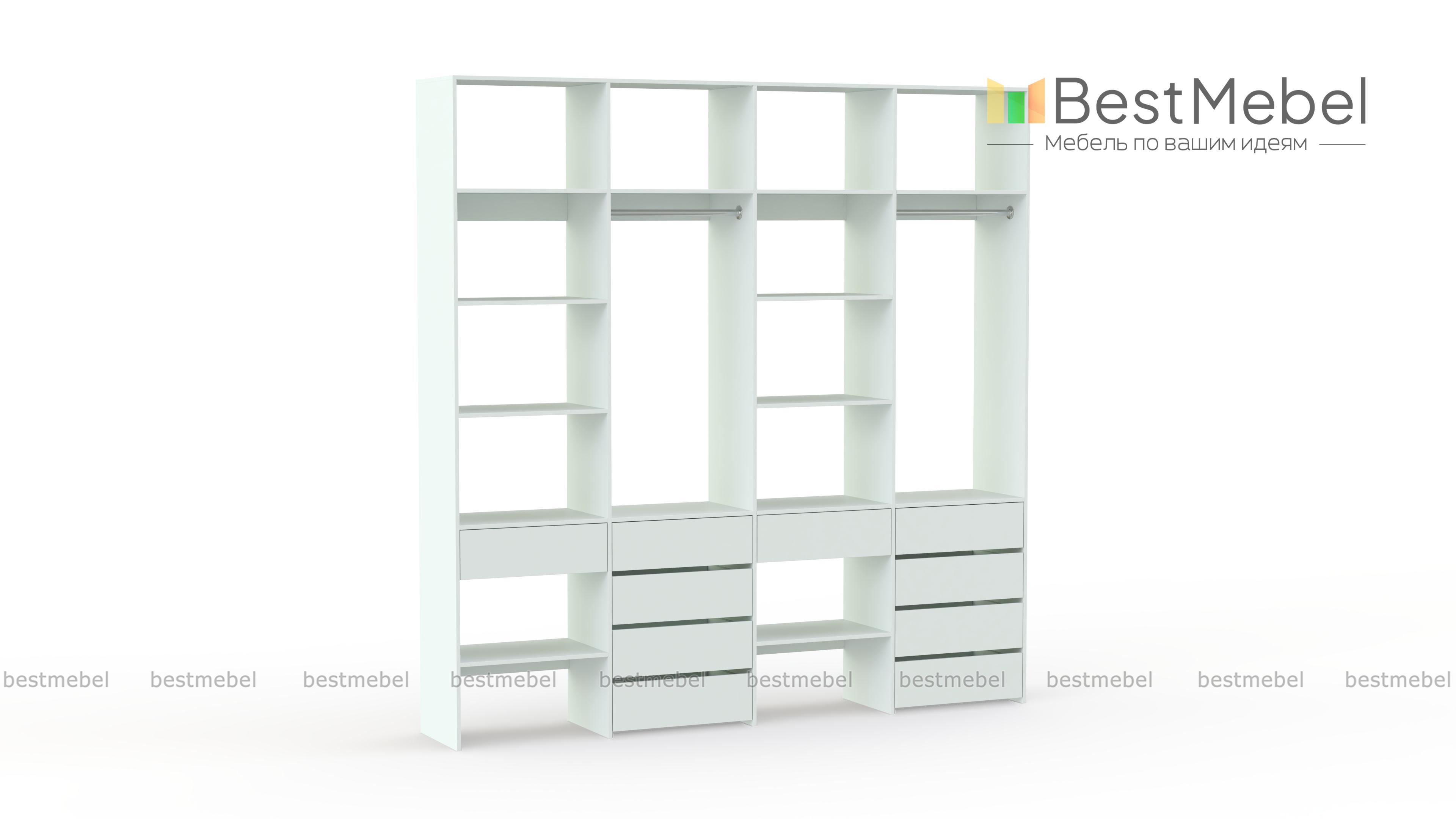 Стеллаж для одежды Мирта 61 BMS - Фото