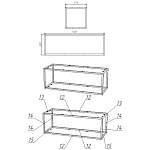 Схема сборки Тумба под ТВ Элли 8 BMS