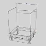 Шкаф нижний под духовку Лайт BMS