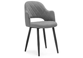 Стул на металлокаркасе Гутрид 1 серого цвета