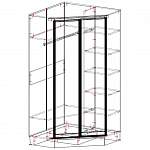 Схема сборки Угловой шкаф-купе Стандарт-4 BMS