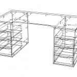 Чертеж Игровой стол Винтер-2 BMS