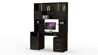 Письменный стол Соло 021 с надстройкой Соло 013 BMS (1450х1980х700)